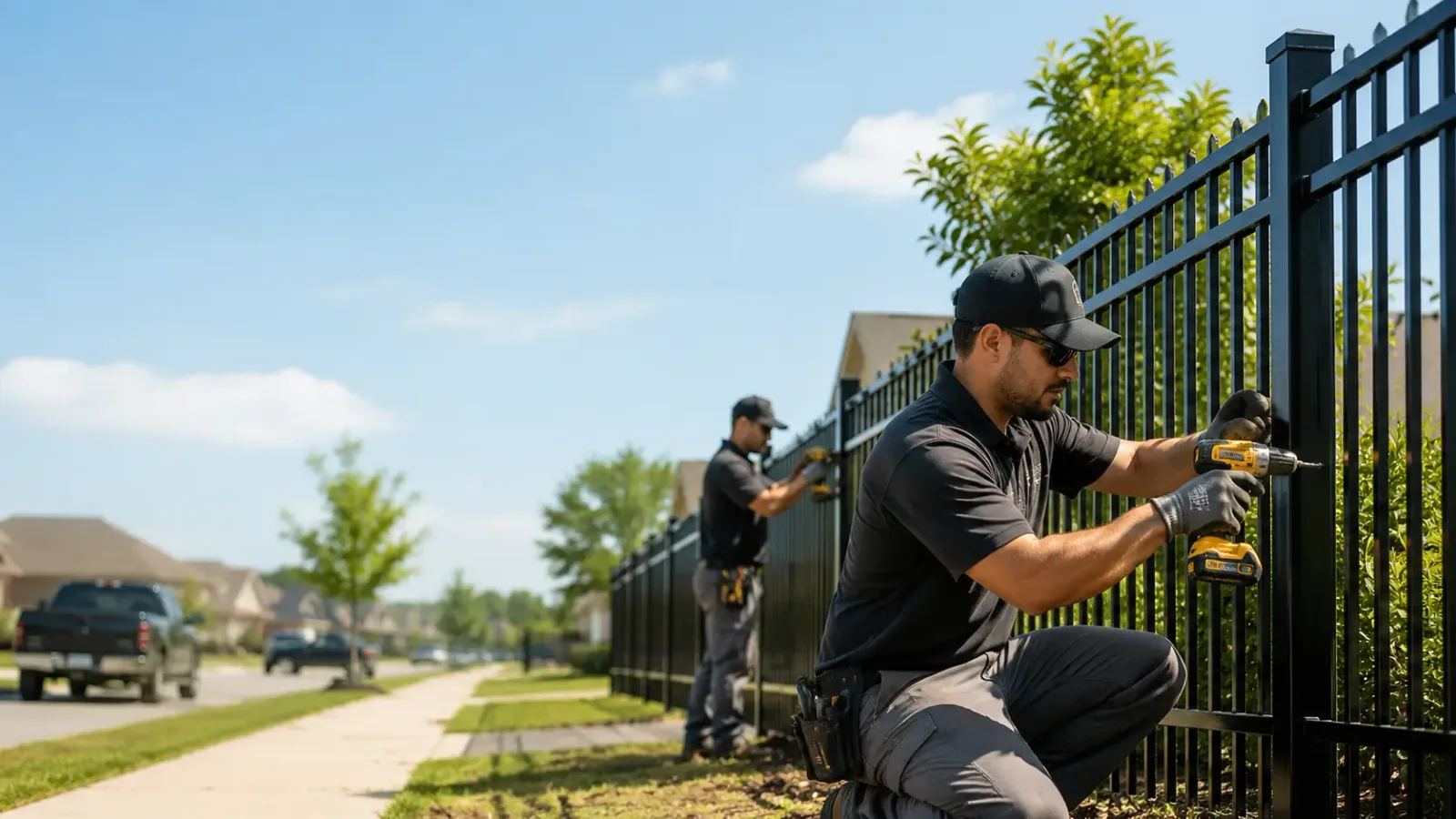 Metal Fence Installation in Dryden, TX